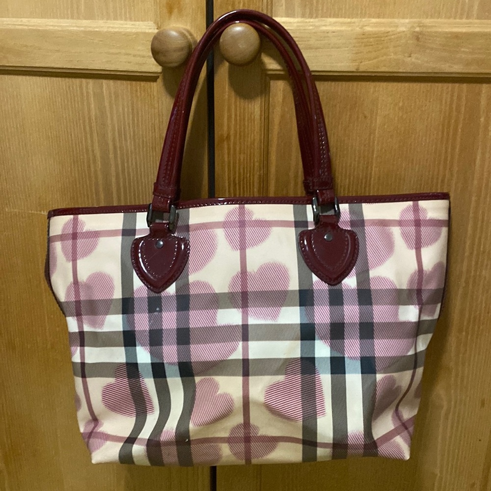 Burberry diaper bag